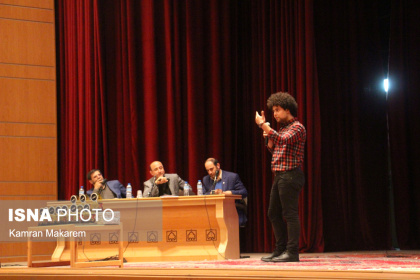 مراسم اختتامیه سومین جشنواره سراسری طنز دانشجویی تلخند در زنجان